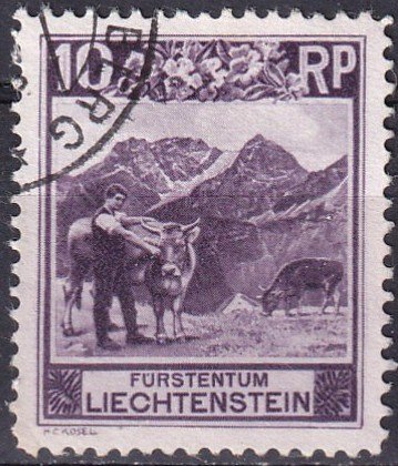 Liechtenstein  #96  F-VF Used CV $7.00 (S10021)