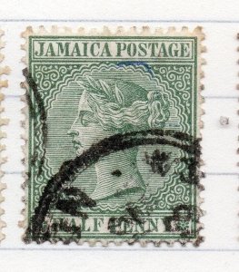 Jamaica 1883-97 Early Issue Fine Used 1/2d. 202733