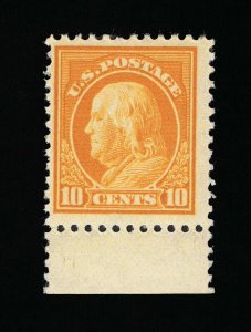 EXCEPTIONAL GENUINE SCOTT #510 F-VF MINT OG NH 1917 PERF-11 ORANGE YELLOW #16468