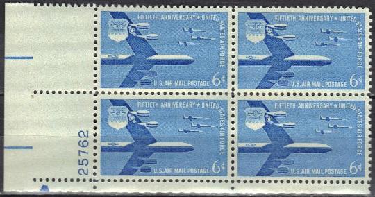 C49, PB-4 #25762L/L. \Air Force\ MNH .6 cent