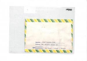 Brazil *Bom Jesus* Airmail Cover MISSIONARY VEHICLES PTS 1988 CA341