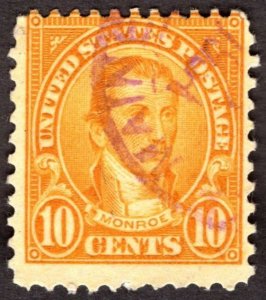 1927, US 10c, James Monroe, Used, Sc 642