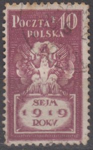 Poland Scott #133 1919 Used