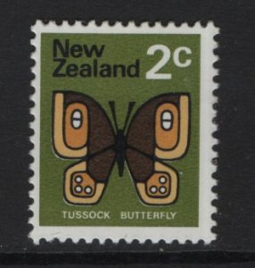 New Zealand  #440  MNH  1970  butterfly  2c