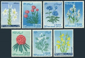 Lebanon 418-426,C391-C397,hinged.Mi 847-855,856-862. Flowers:Hyacinths,Anemone,