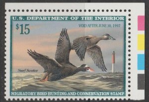 U.S. Scott Scott #RW63 Duck Stamp - Mint NH Single