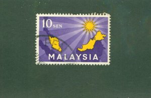 MALAYSIA 1 USED BIN $0.50