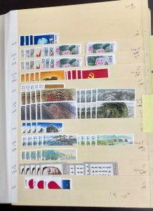 CHINA PRC STAMPS 2 Volume DEALER STOCKBOOK COLLECTION 1990 2014 years  MNH