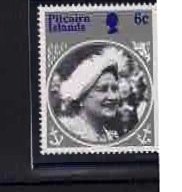 Pitcairn Islands - Queen Elizabeth the Queen Mother - MNH inverted Wmk.