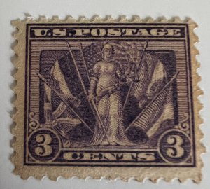 1919 3 cent Victory US Scott #537