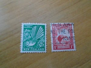 New Zealand  #  185-86  used