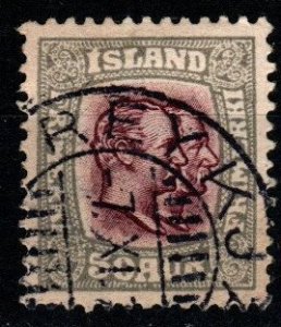 Iceland #82 F-VF Used CV $15.00 (X2881)