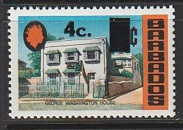 1974 Barbados - Sc 391 - MNH VF - 1 singles - George Washington House