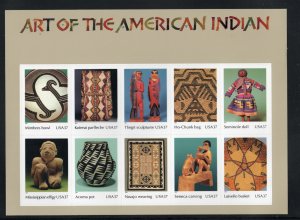 ALLY'S STAMPS US Scott #3873 37c American Indian Art - Pane [10] MNH [P-30]