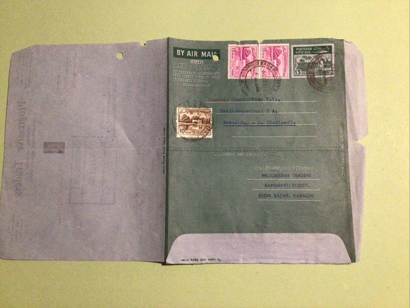 Pakistan airmail Air Letters Covers 6 Items Ref A1273 