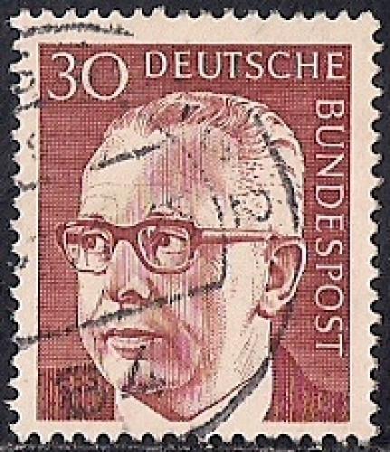 Germany #1031 30pf President Gustav Heinermann used VF