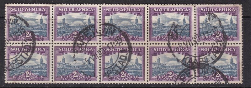 SOUTH AFRICA ^^^^OLDER     used BLOCK  OF   10  $$  @@dc224saa 