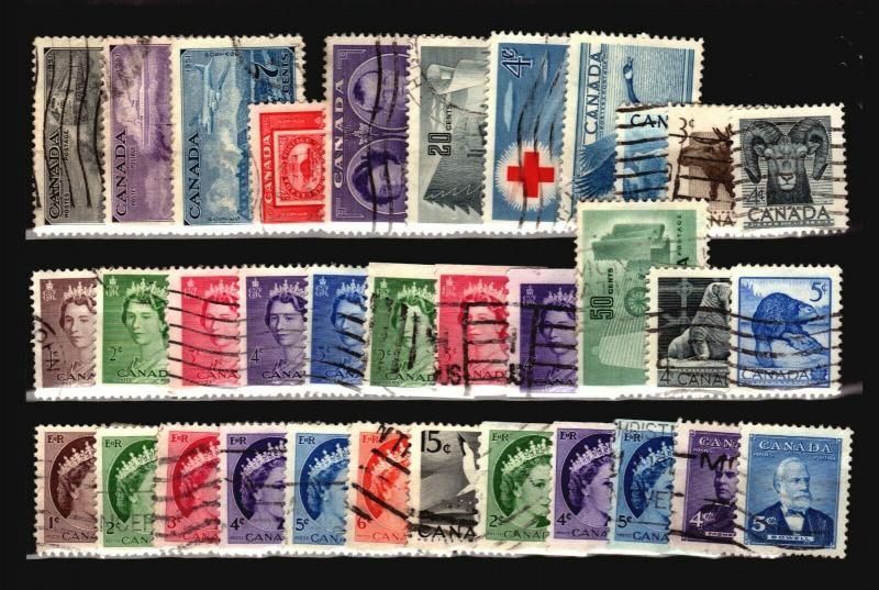Canada 34 Mostly Used, some faults - C1138
