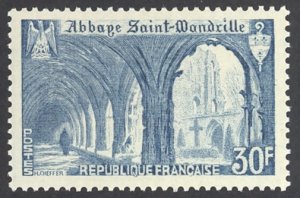 France Sc# 649 MNH 1951 Saint Mandrille Abbey