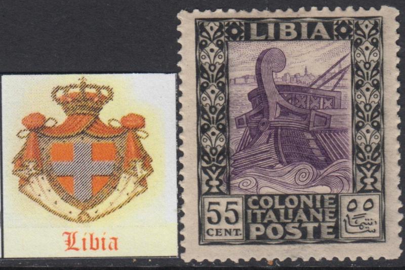 ITALY  LIBIA  n.29  MNH** cv 200$  Super centered