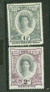 Tonga #54/56 Unused Multiple