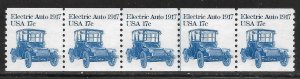 Scott #1906 17c Electric auto PNC/5 #3 VF MNH - DCV=$3.00