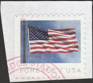 # 5344 Used US Flag Booklet Single