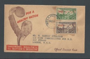 1946 New Zealand Childrens Health Is The Nations Wealth W/Semi Postals #B28---