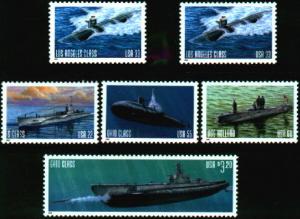 3372 3373-3377 SUBMARINE COMPLETE SINGLES SET NH