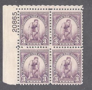 718 Mint,OG,NH... Plate Block of 4... SCV $17.00