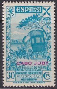 Cape Juby 1938 beneficencia Ed 3 MNH**