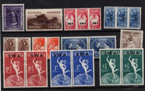 South West Africa mint collection c1940's WS36926