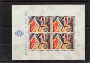 SAN MARINO   C127   SHEET OF 4   MNH