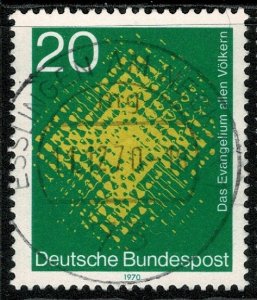 GERMANY 1970 CATHOLIC CHURCH WORLD MISSION USED (VFU) P.14 SG1556 SUPERB