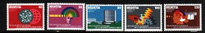 D4-Switzerland-Sc#11O1-5-unused NH set-WIPO-1982-