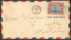 U.S. #C11 USED ON COVER