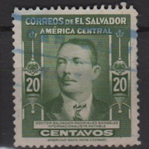 El Salvador 1947 Scott 602 used, Salvador Rodriguez Gonzalez