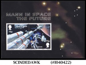 ISLE OF MAN - 2003 MANN IN SPACE, THE FUTURE MIN/SHT MNH