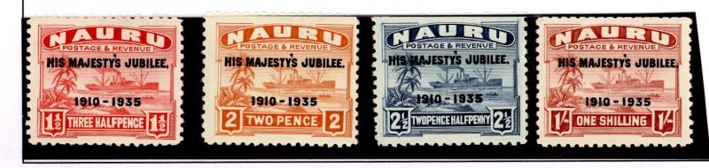 Nauru #31-34  Single (Complete Set)