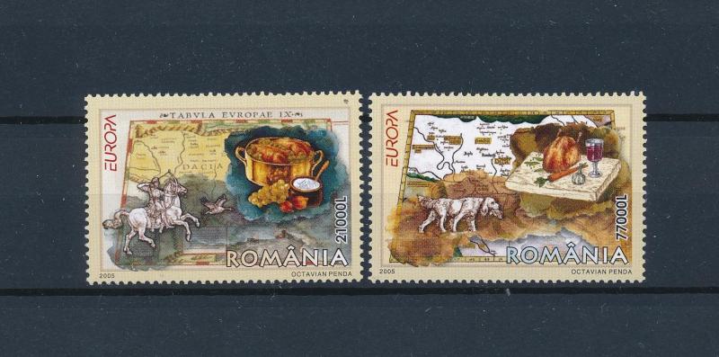 [58492] Romania 2005 Gastronomy Wine grapes Horse Dog CEPT Vin  MNH