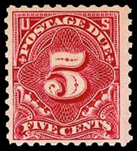 U.S. POSTAGE DUE J55  Mint (ID # 31122)