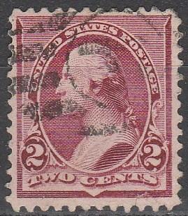 US #219D  F-VF Used CV $5.50  (A3087)