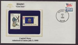 US Idaho State Flag,Bird and Flower Cover BIN