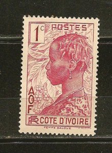 Ivory Coast SC#112 Woman Mint Hinged