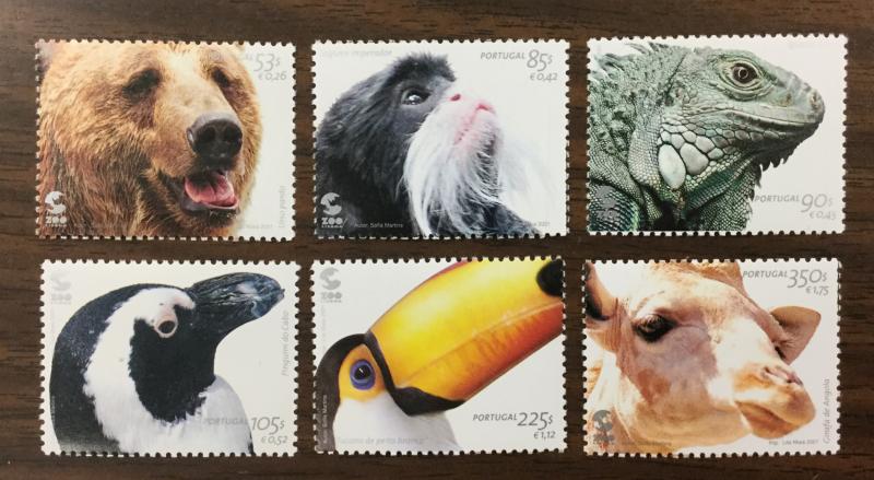 (BJ Stamps) PORTUGAL, #2435-2440, 2001 set of 6. FVF, OG, MNH. CV $11.50.