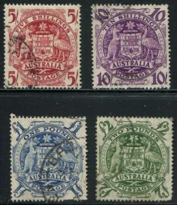 Australia #218-21  Fine-vf   Used  Set     ** Free shipping **