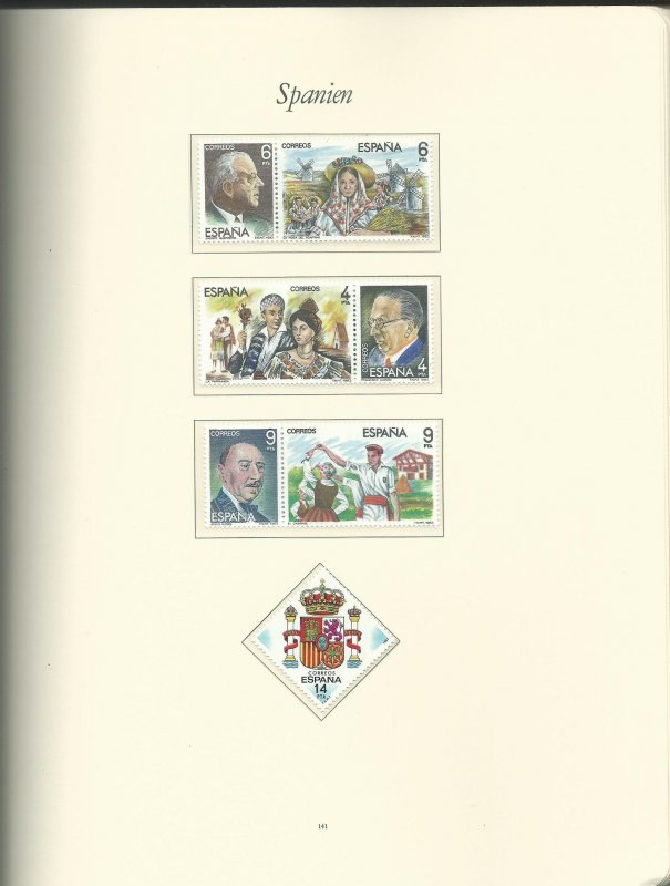 Small Collection of Late 1981-1984 Spain Unused Never Hinged