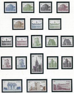 Ireland 537-56 MNH 1982-90 Architecture (an4568)