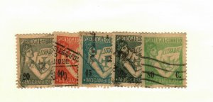 Mozambique #255-8, 262 used