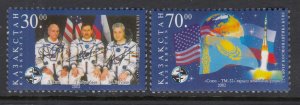 Kazakhstan 376-377 Space MNH VF